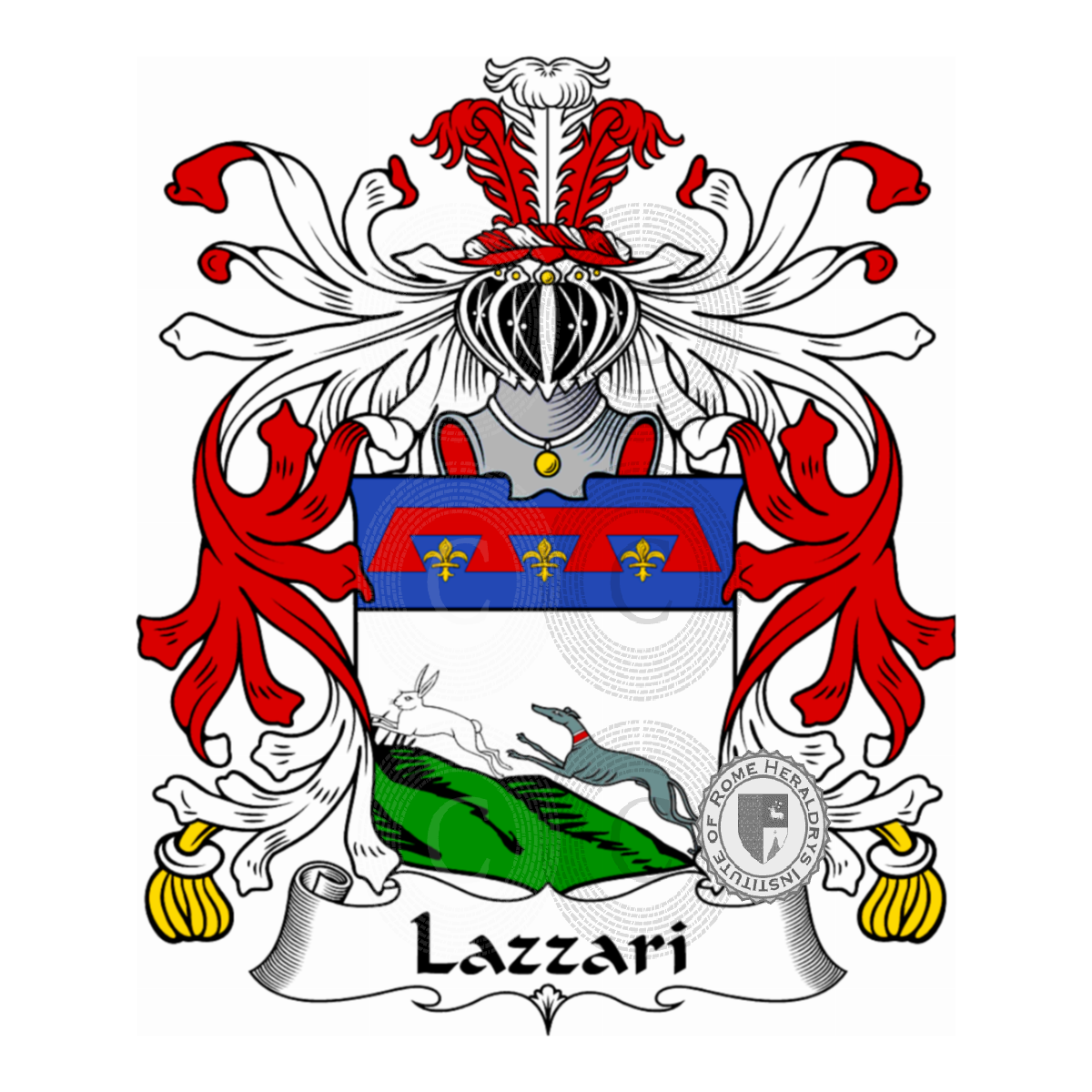 Brasão da famíliaLazzari, de Lazzari