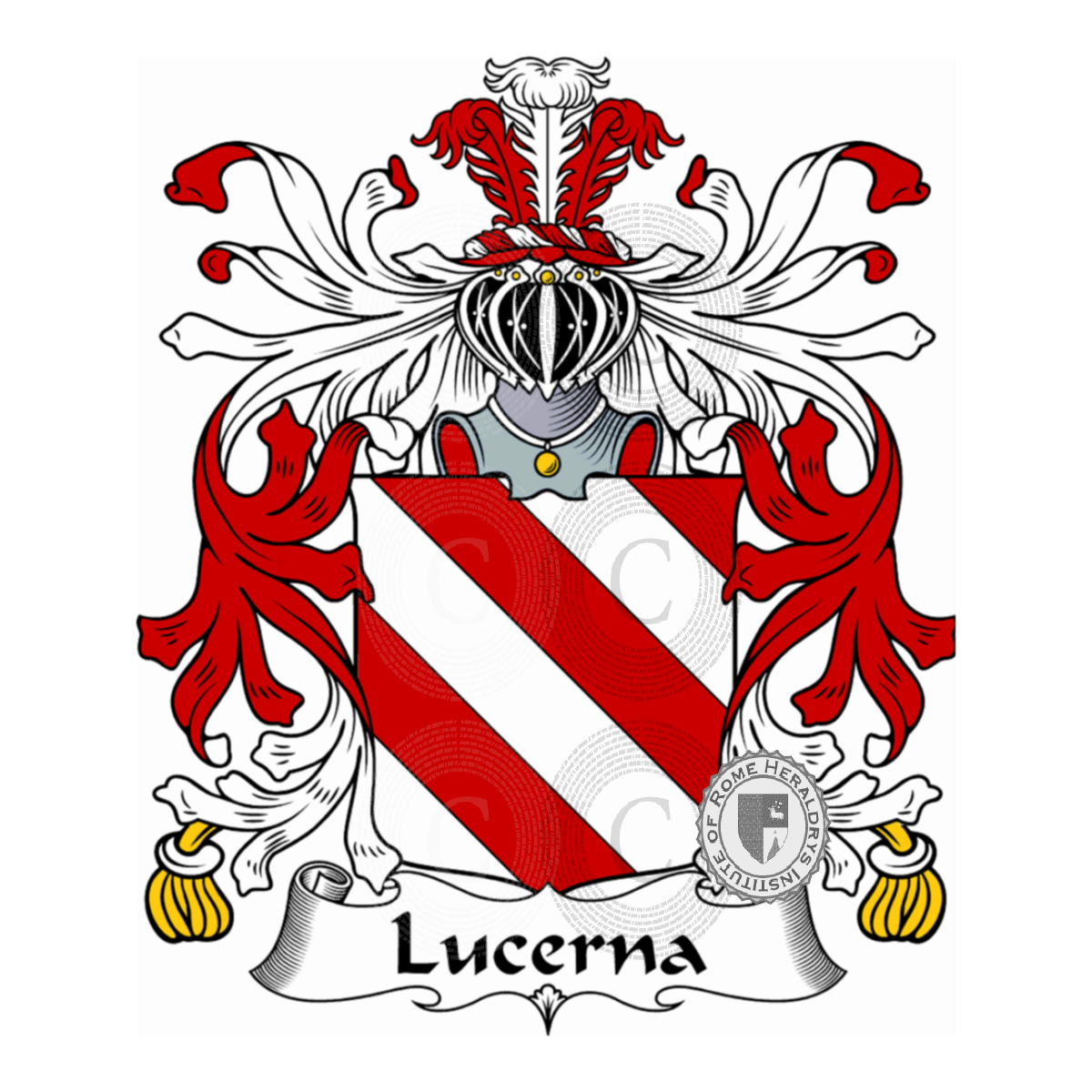 Coat of arms of familyLucerna