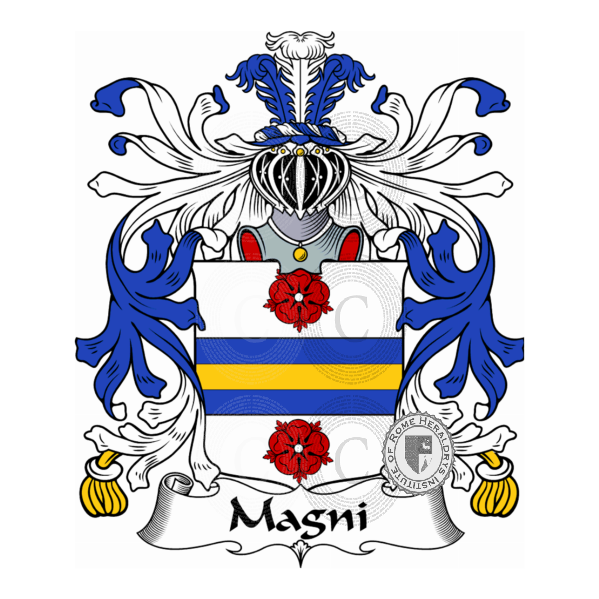Coat of arms of familyMagni, Magni Griffi