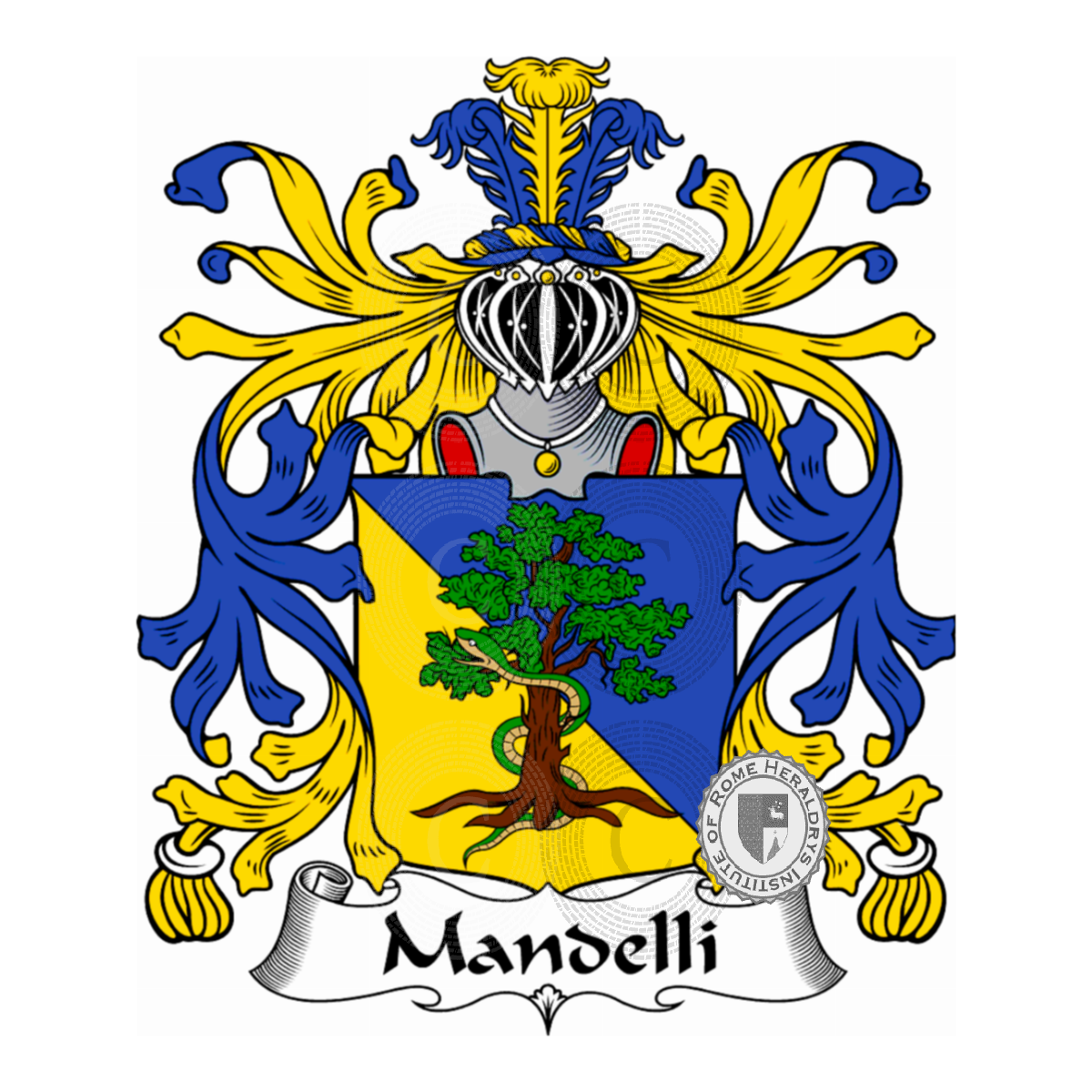 Escudo de la familiaMandelli