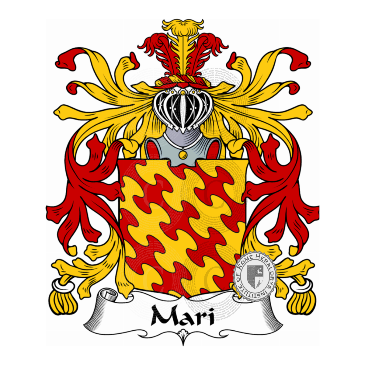 Coat of arms of familyMari
