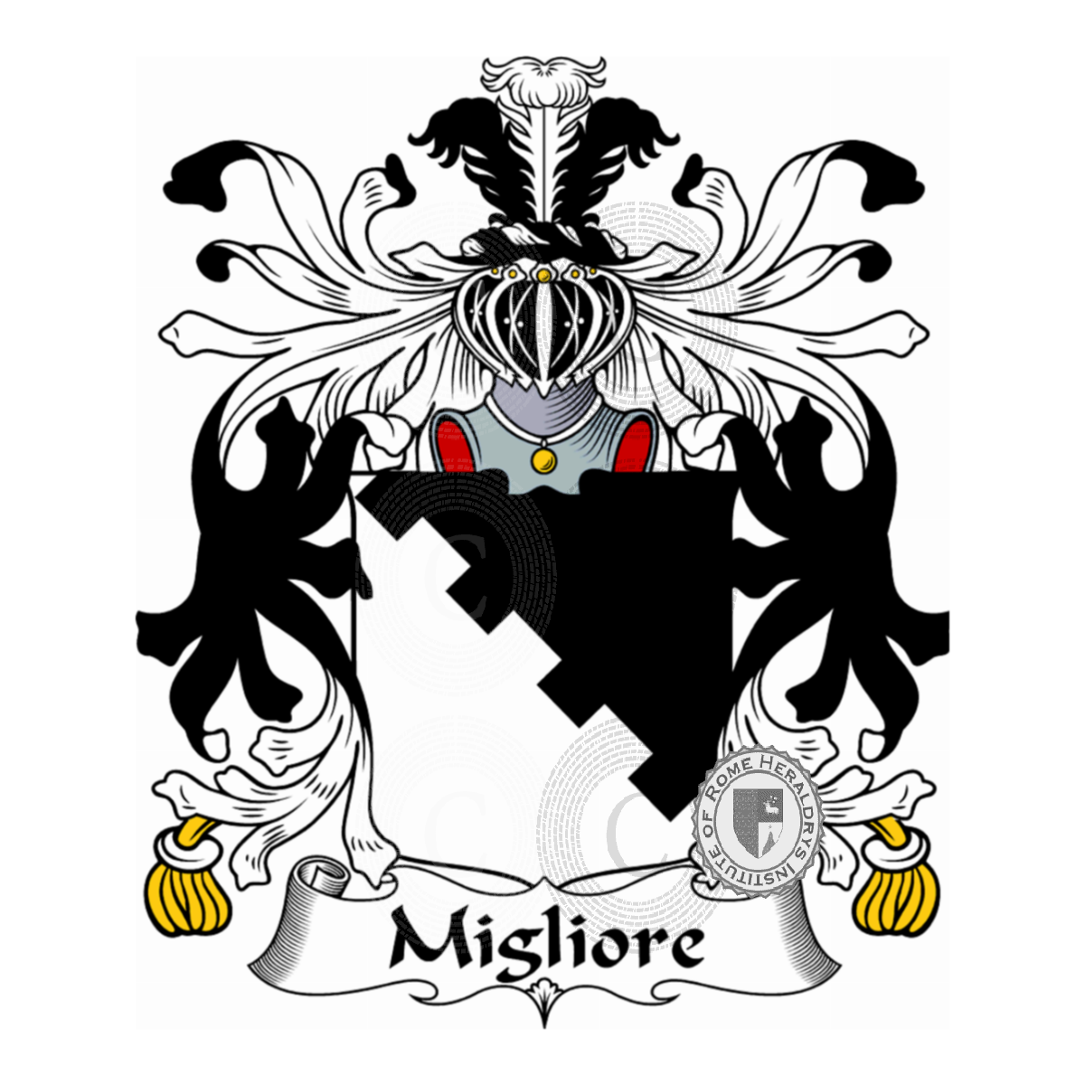 Coat of arms of familyMigliore, Miglio,Migliori