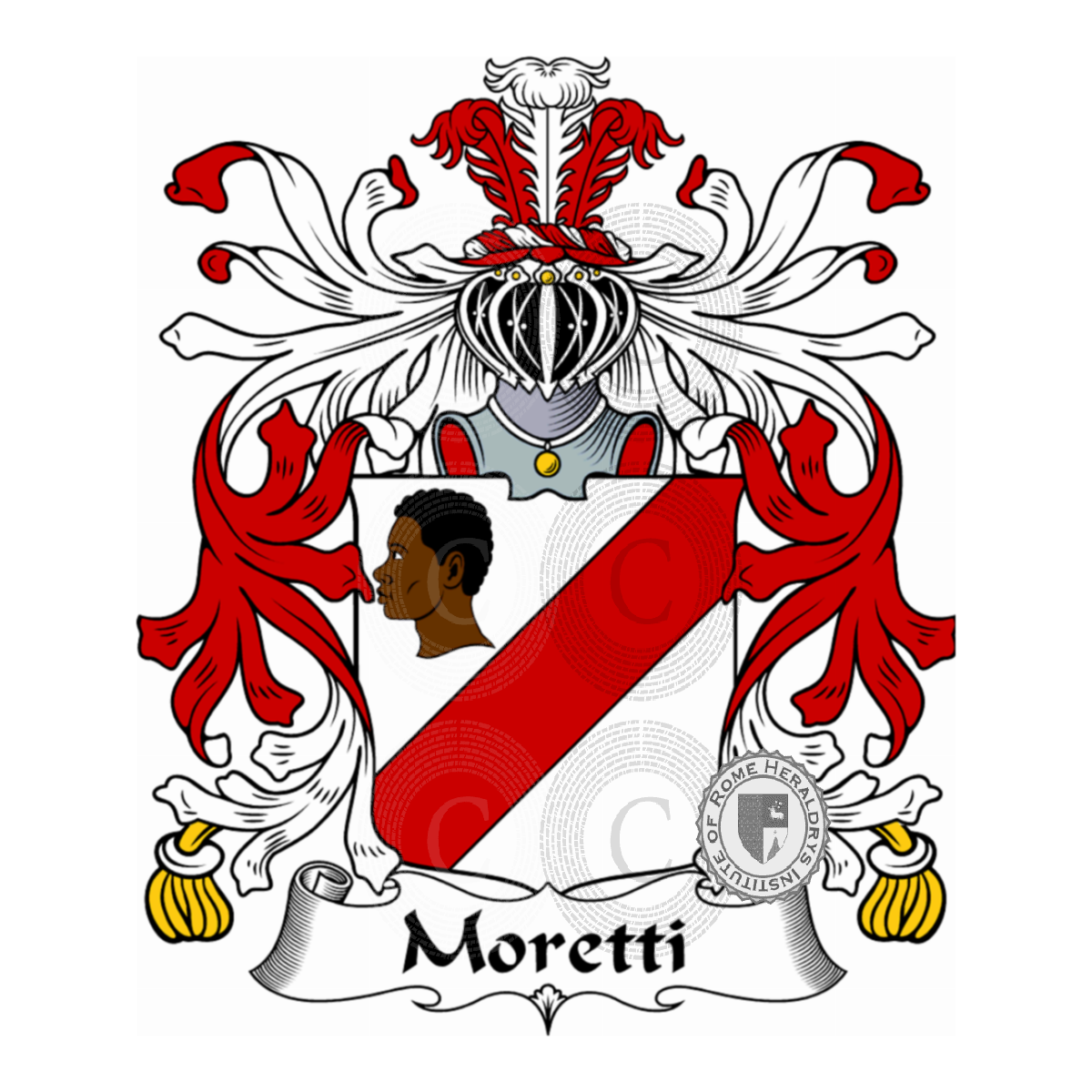 Coat of arms of familyMoretti