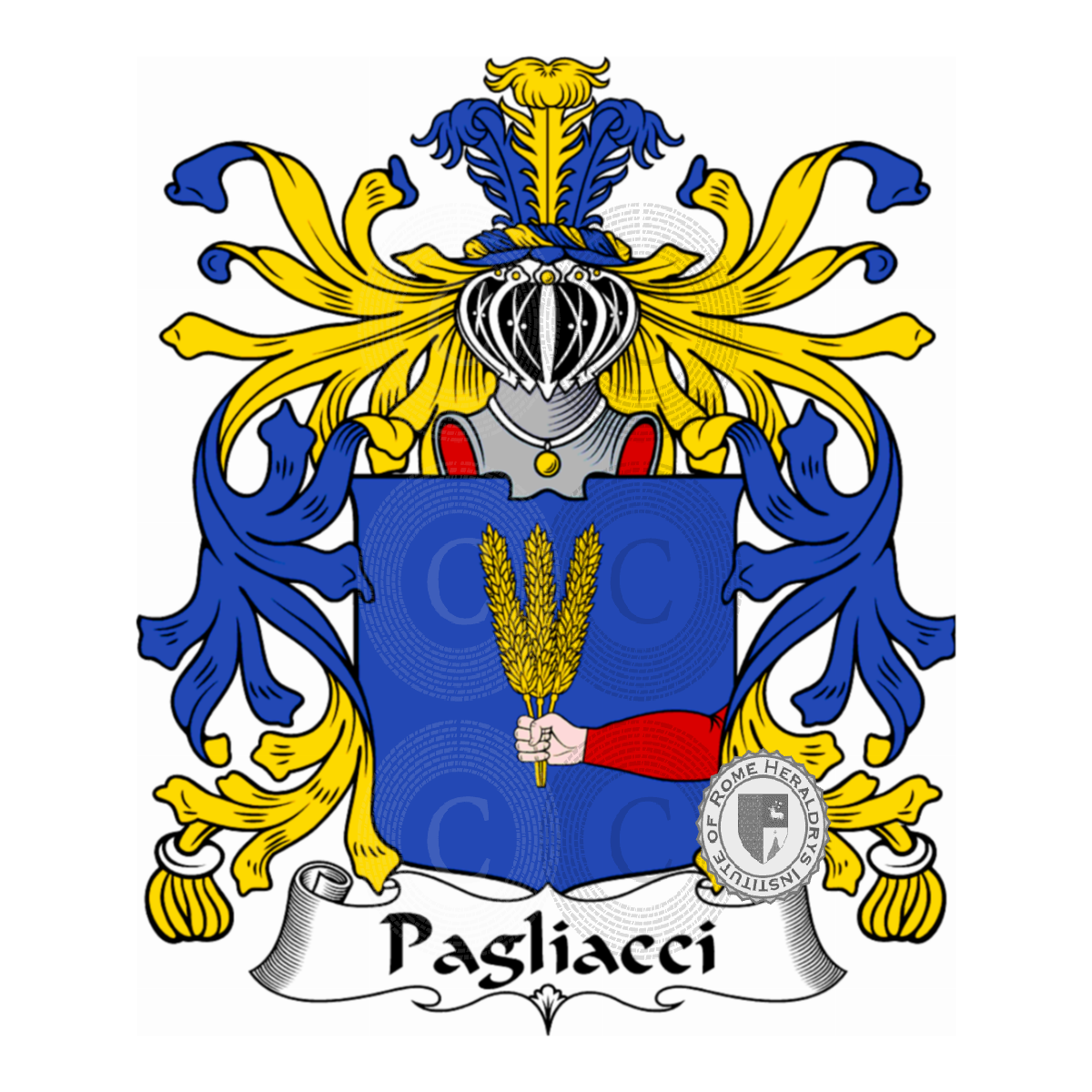 Coat of arms of familyPagliacci