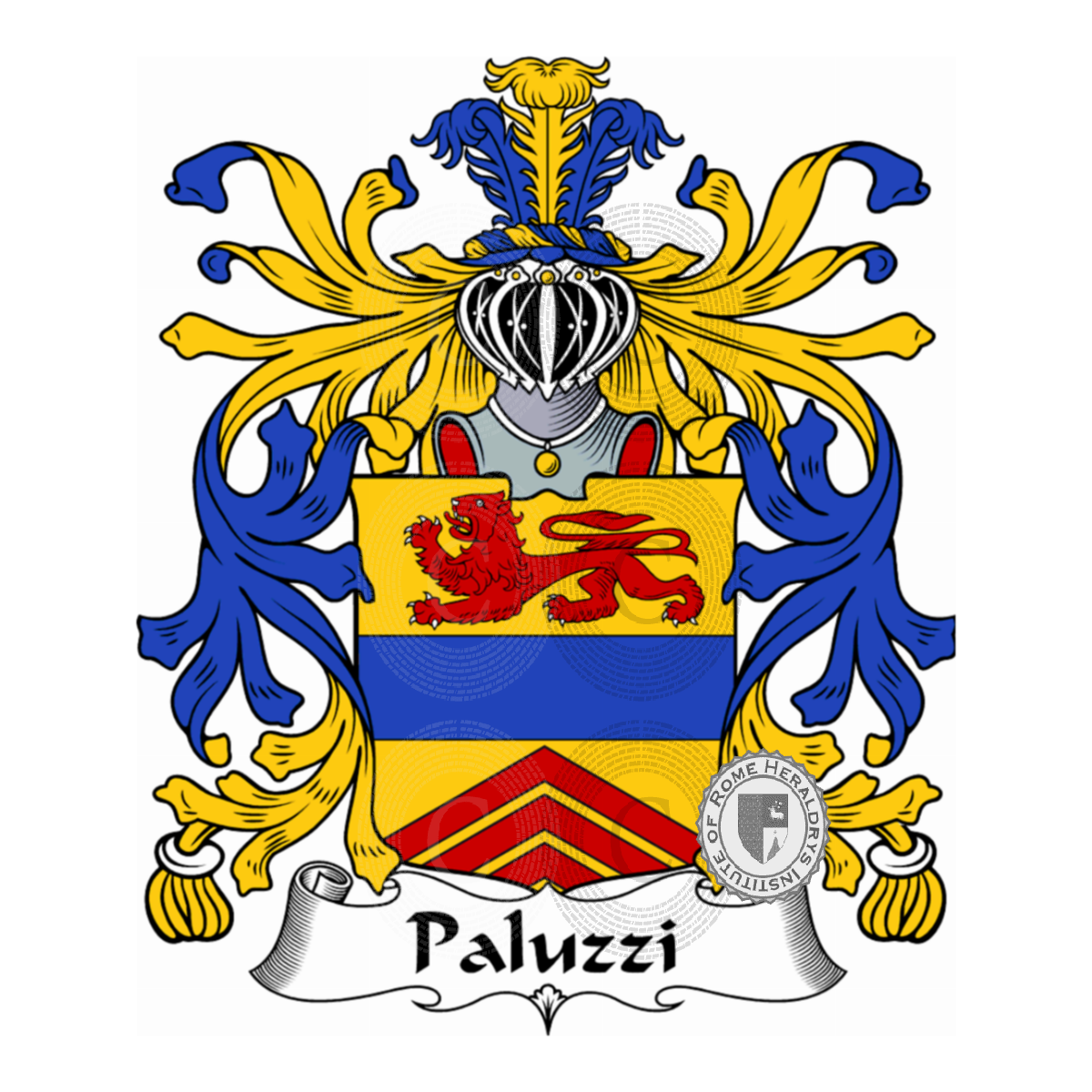 Wappen der FamiliePaluzzi, Albertoni,Paluzza,Piermattei