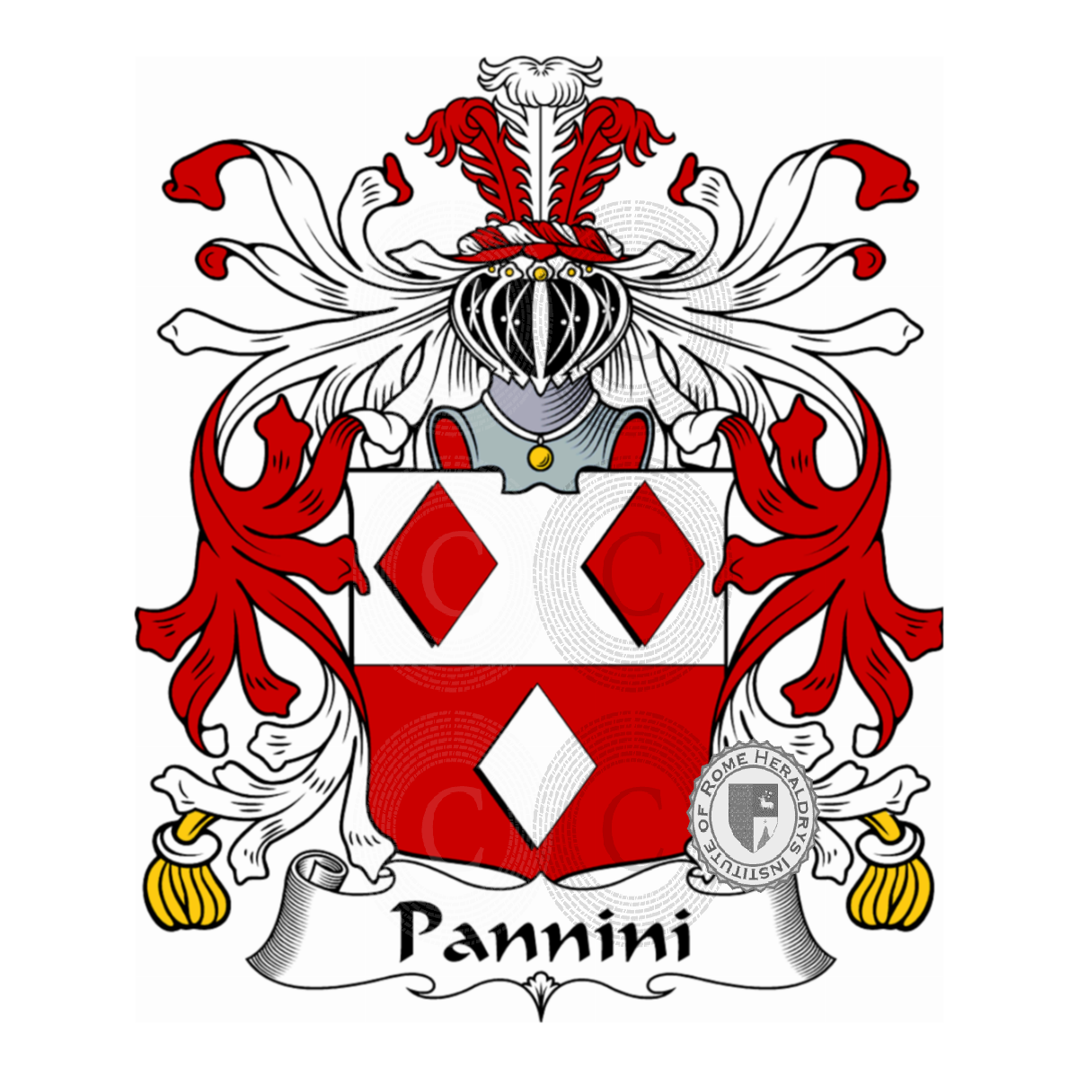 Escudo de la familiaPannini