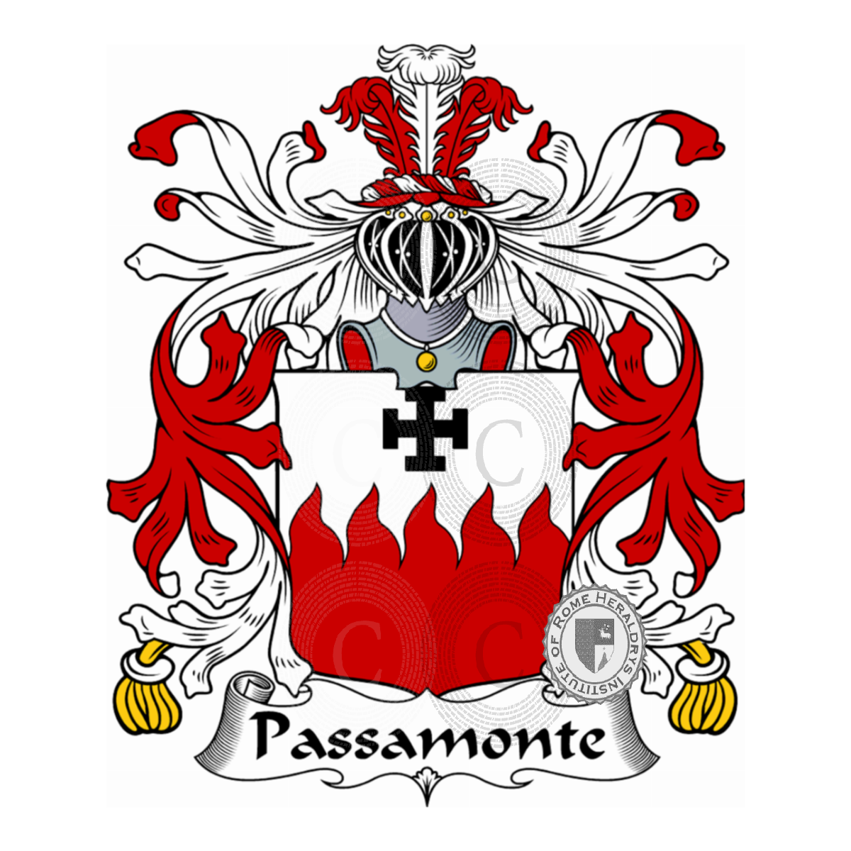 Coat of arms of familyPassamonte