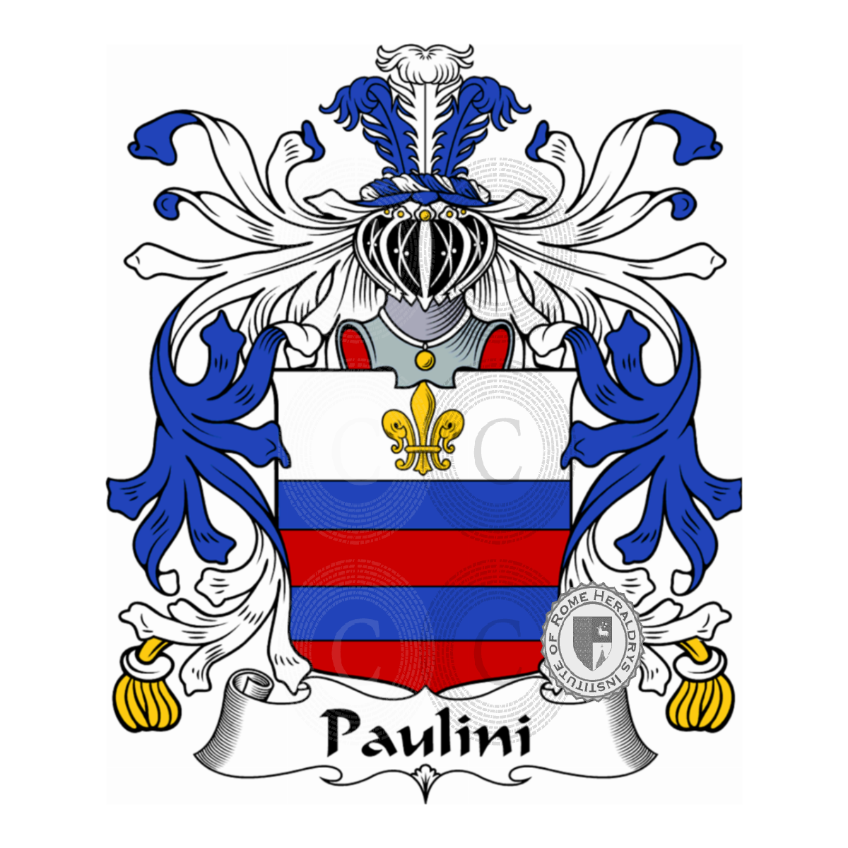 Escudo de la familiaPaulini, Paulino