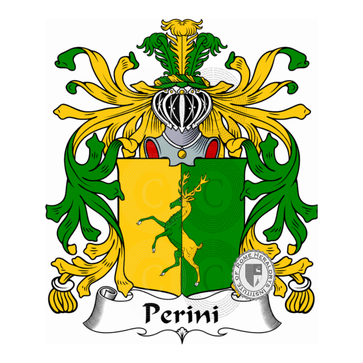 Wappen der FamiliePerini, Perini Brancadori,Perini della Roncola