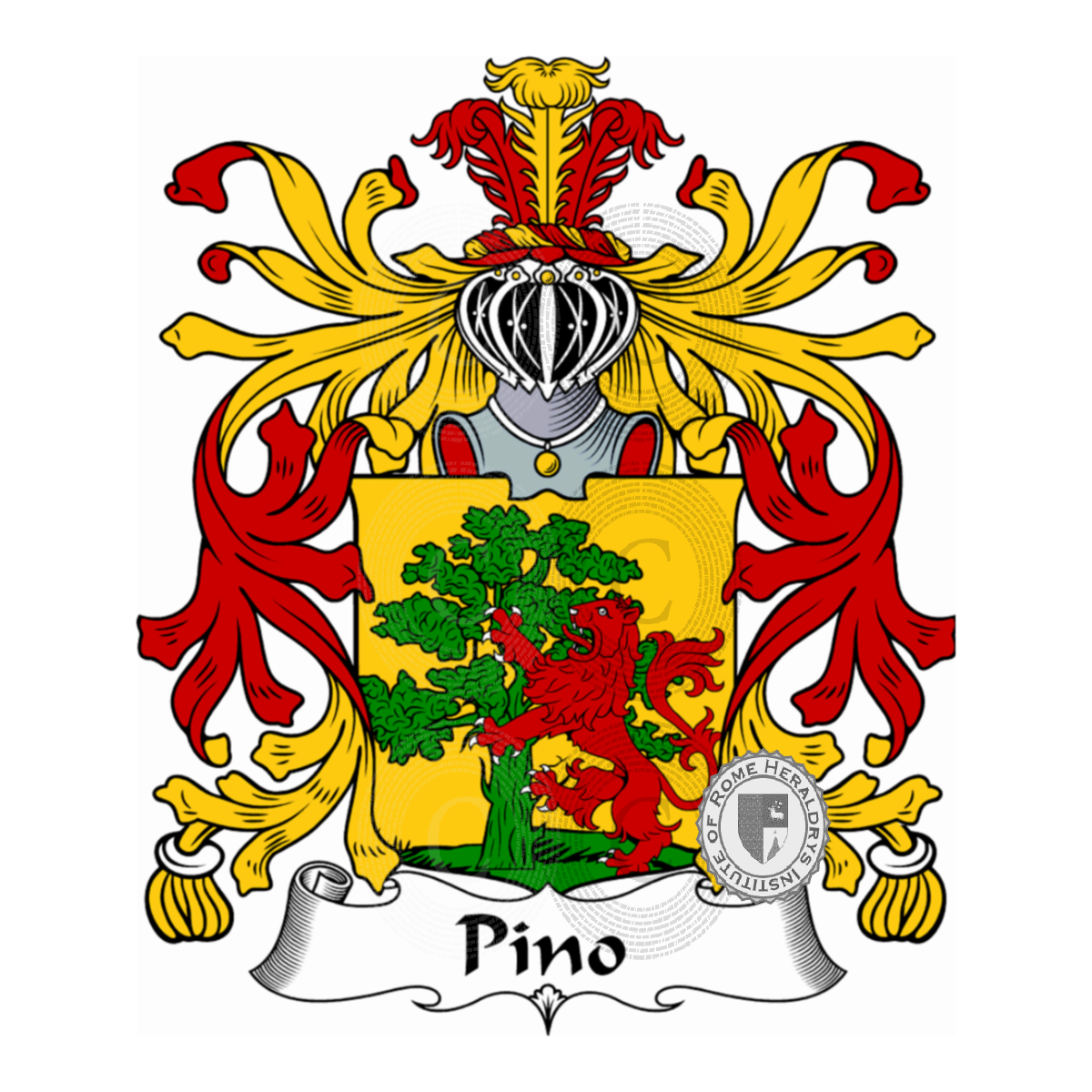 Wappen der FamiliePino, del Pino,Pinese,Pinos