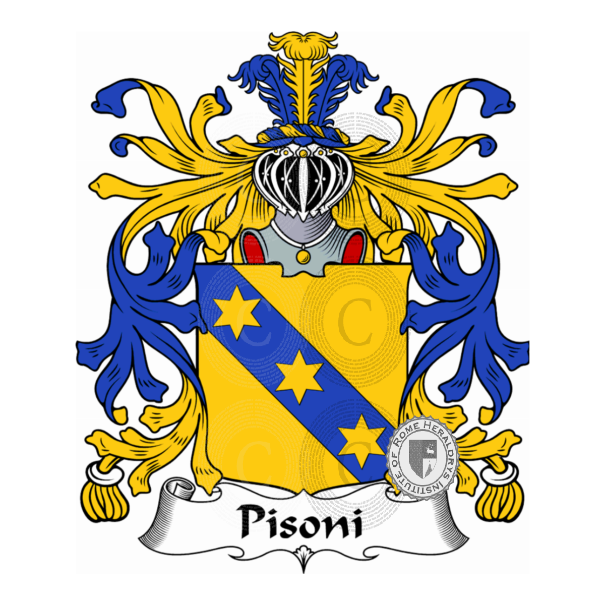 Coat of arms of familyPisoni