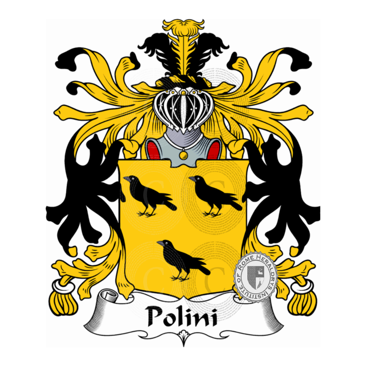 Escudo de la familiaPolini