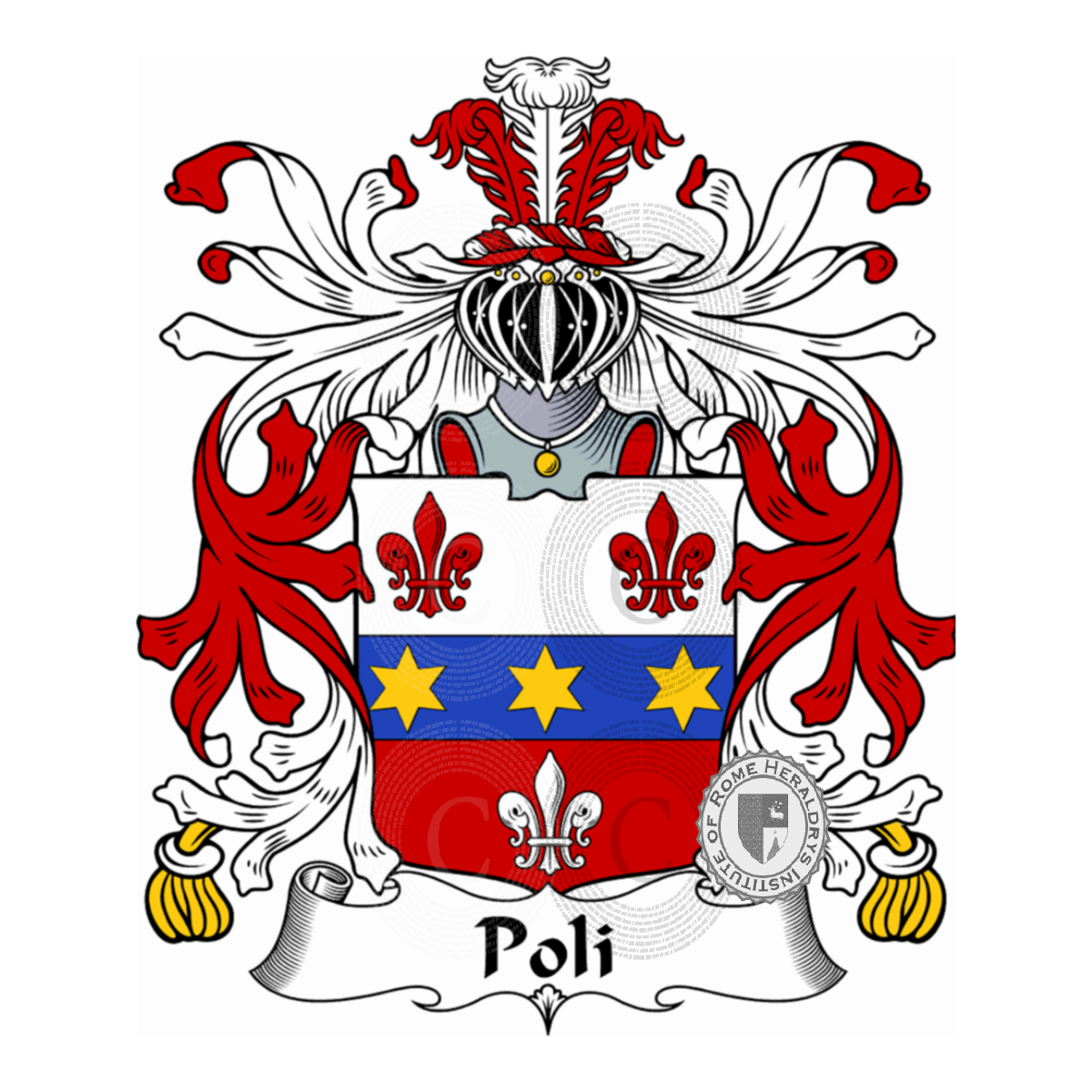 Escudo de la familiaPoli