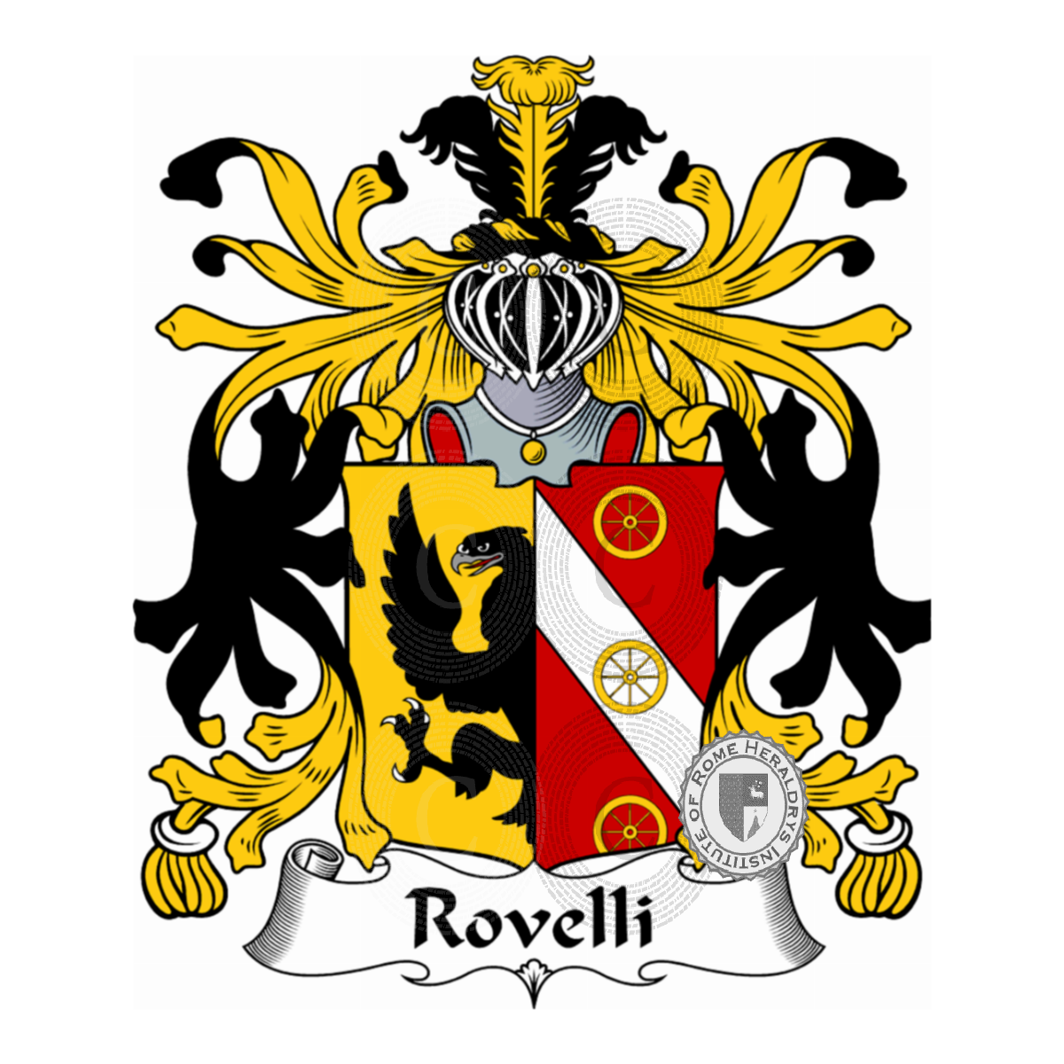 Escudo de la familiaRovelli