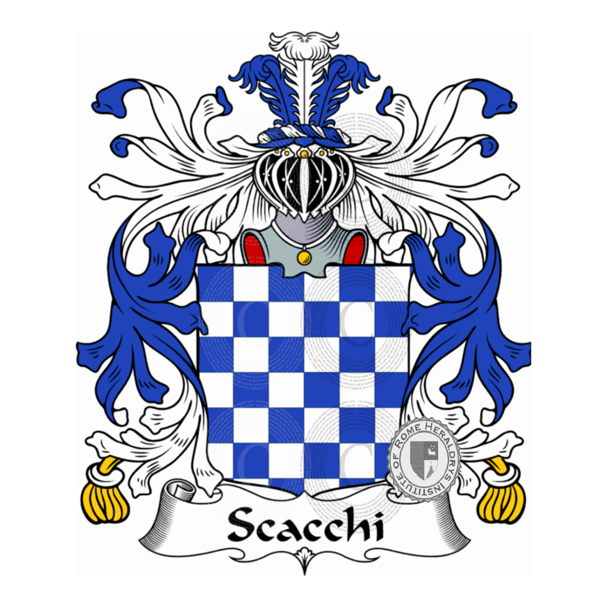 Escudo de la familiaScacchi