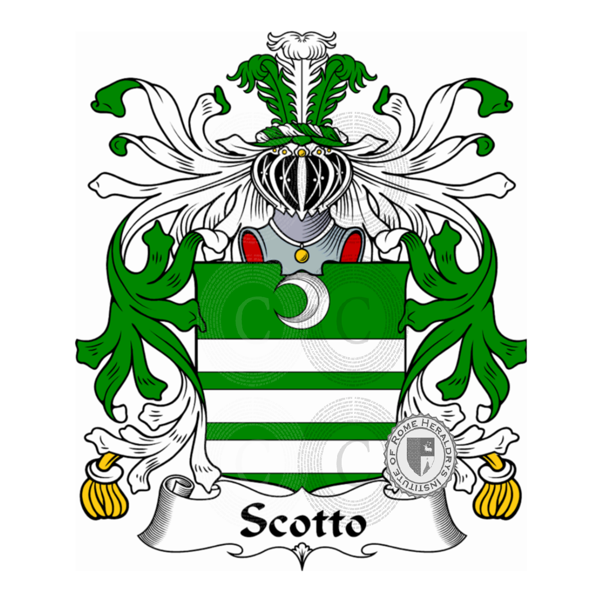 Coat of arms of familyScotto, Scottino