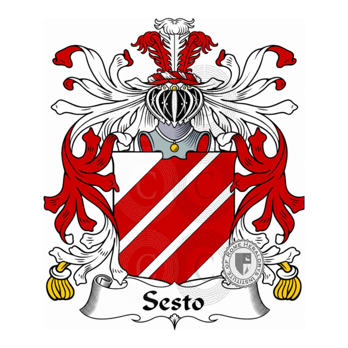 Coat of arms of familySesto