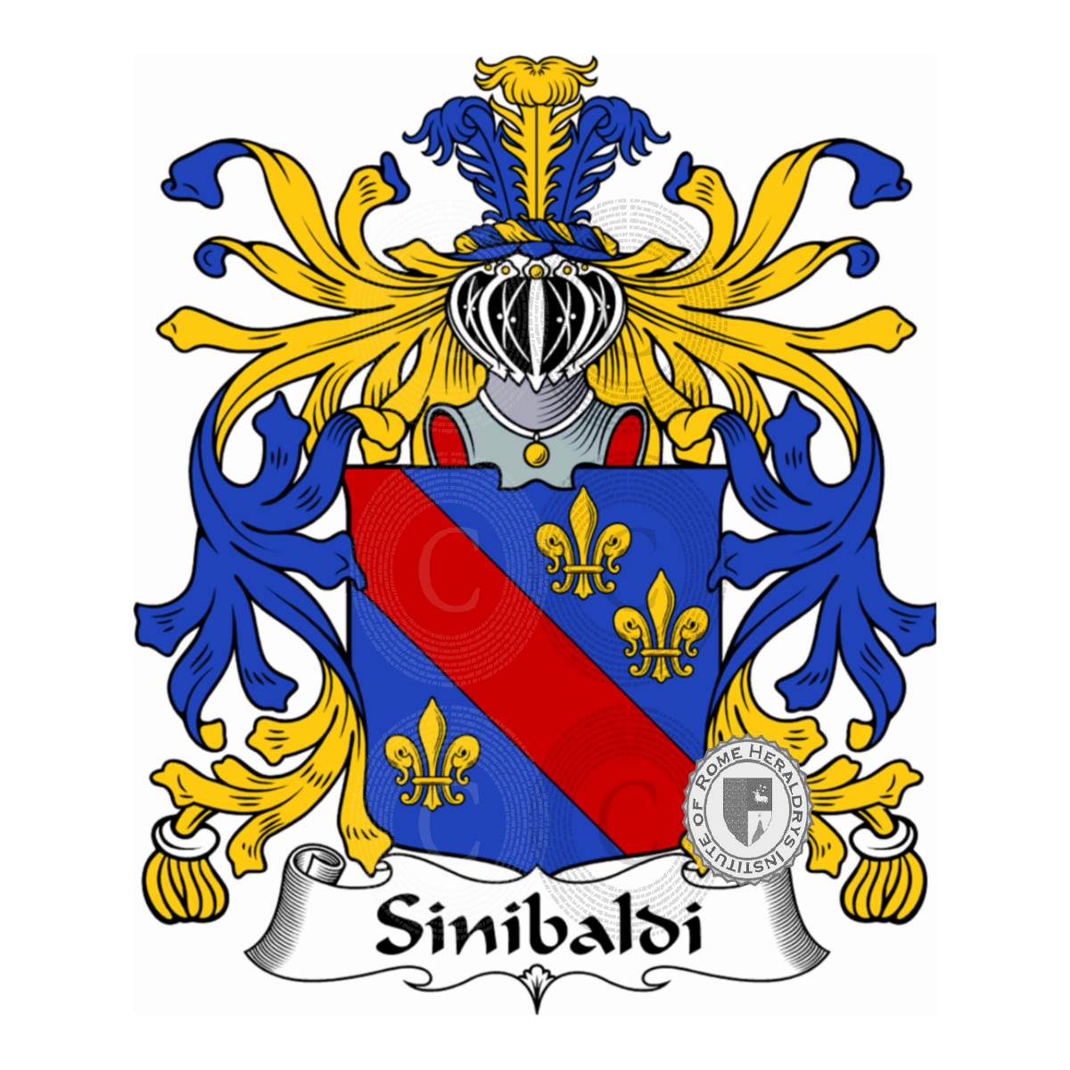 Escudo de la familiaSinibaldi
