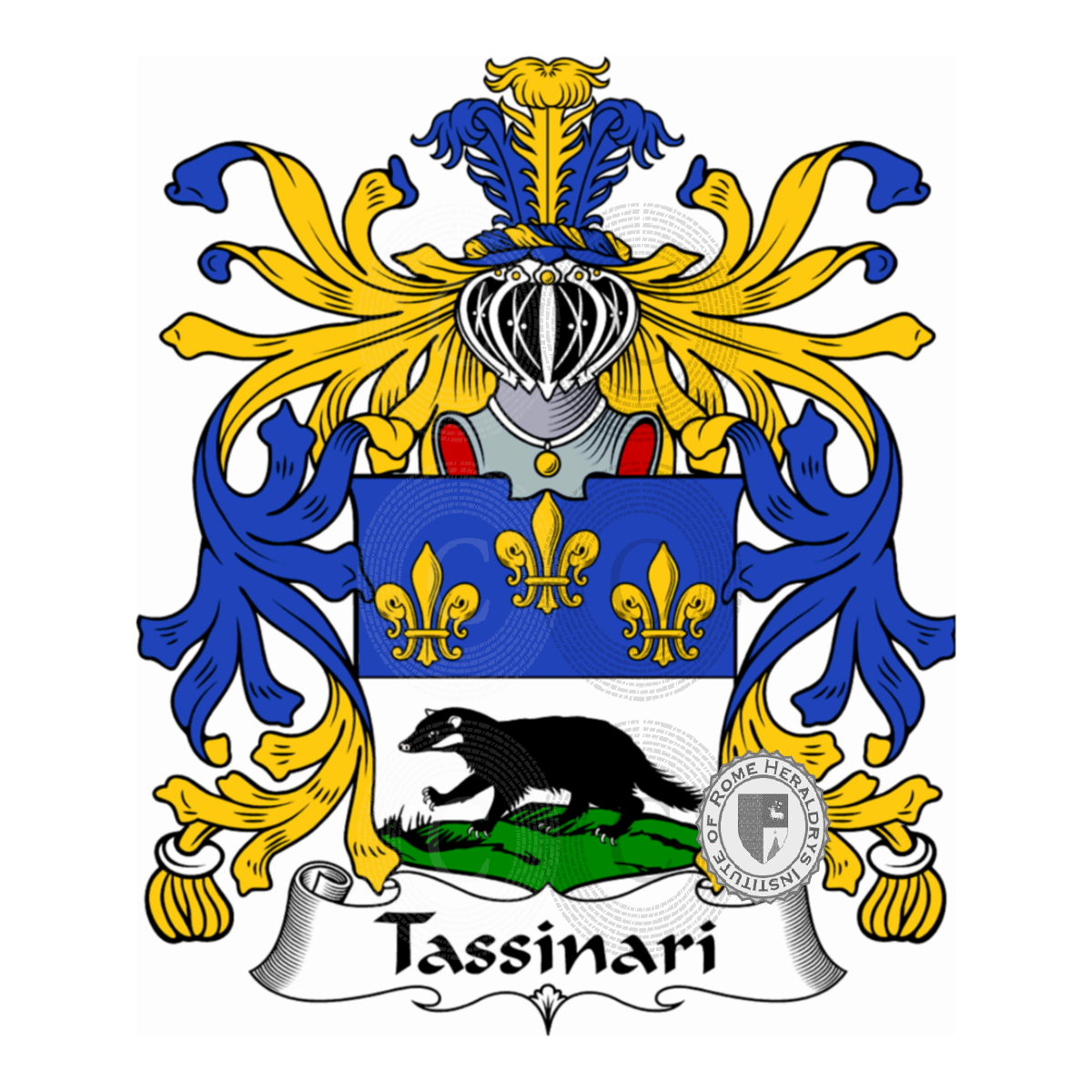 Wappen der FamilieTassinari