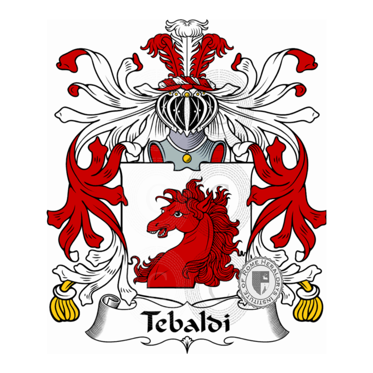 Escudo de la familiaTebaldi
