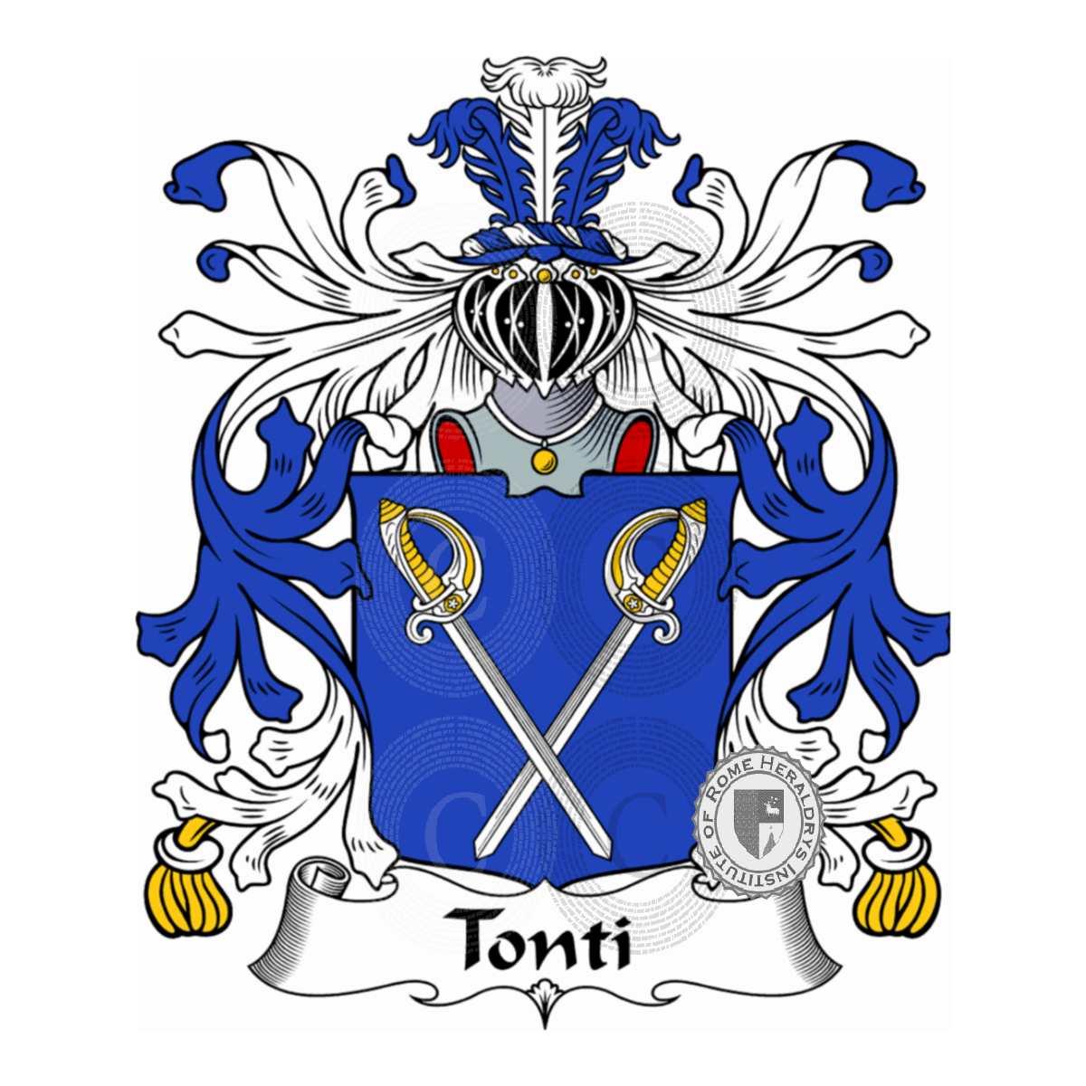 Coat of arms of familyTonti
