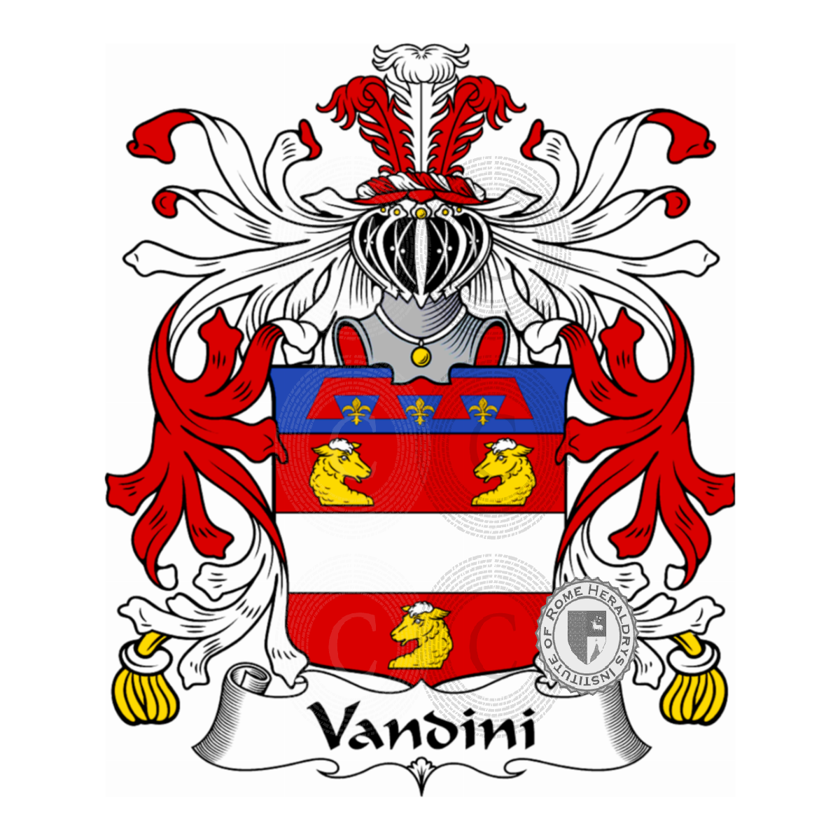 Escudo de la familiaVandini