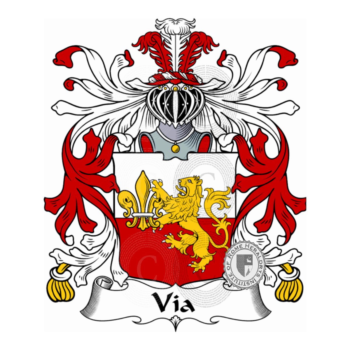 Wappen der FamilieVia, Dellavia