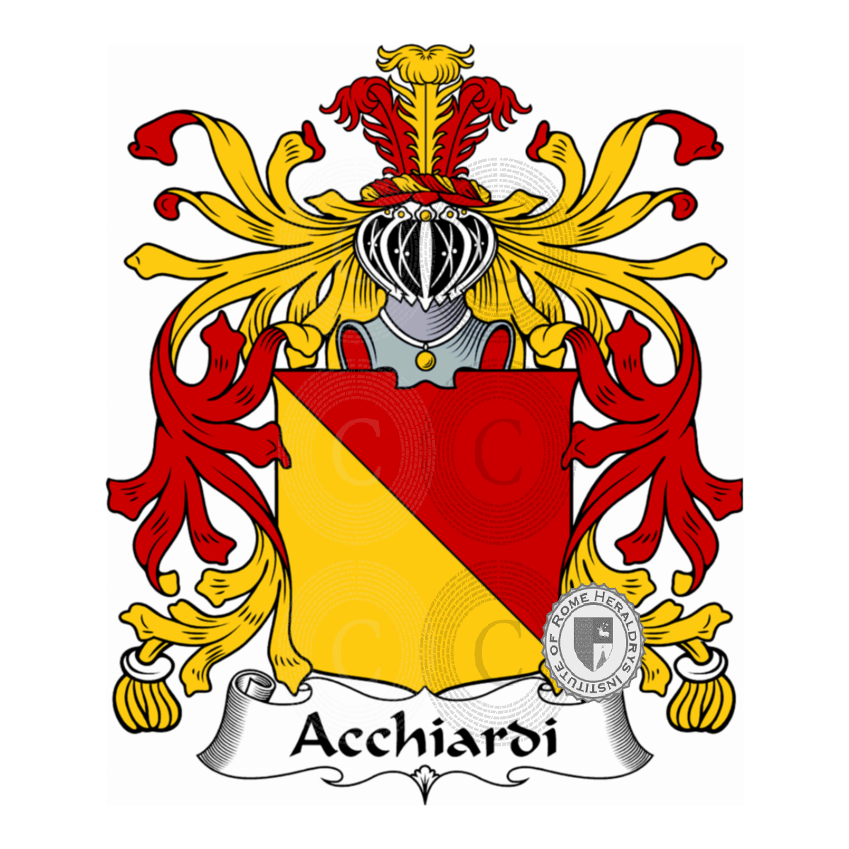 Coat of arms of familyAcchiardi