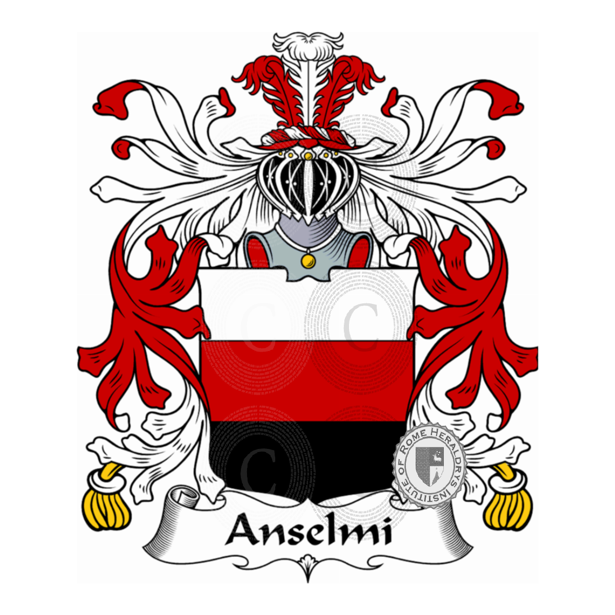 Coat of arms of familyAnselmi, Antelmi