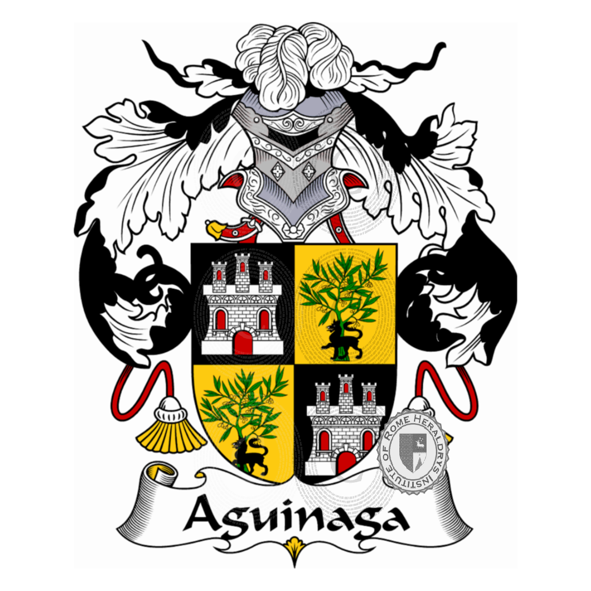 Coat of arms of familyAguinaga