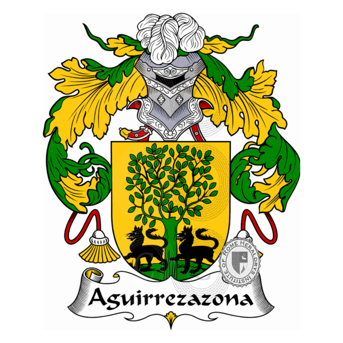 Escudo de la familiaAguirrezazona