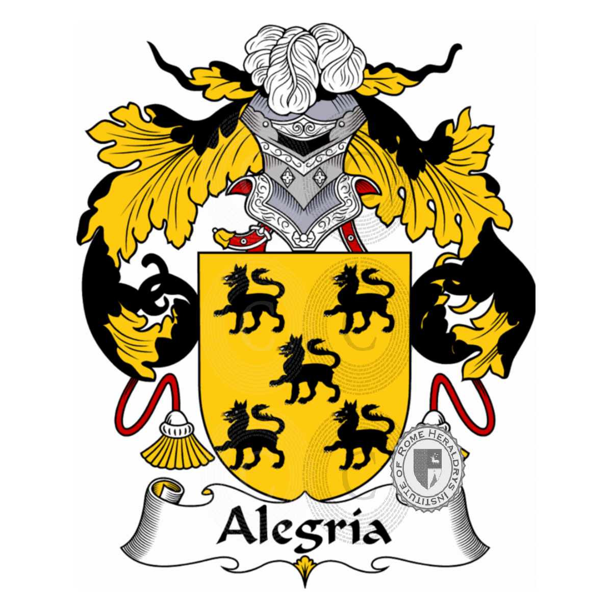 Coat of arms of familyAlegría
