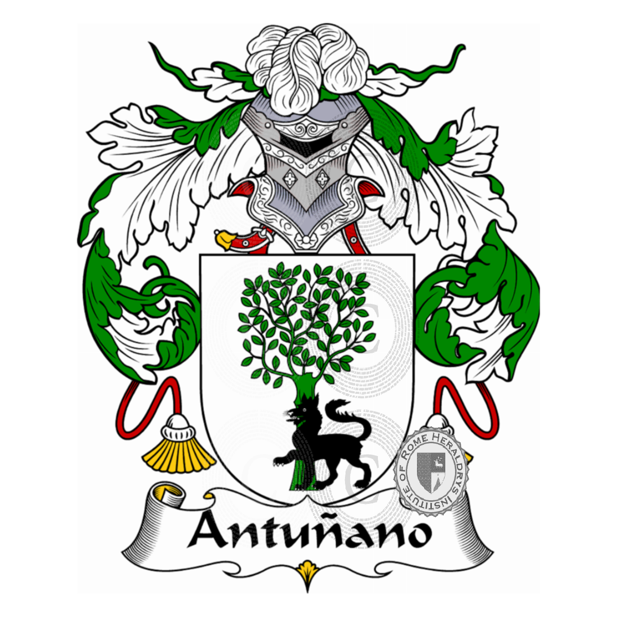 Coat of arms of familyAntuñano