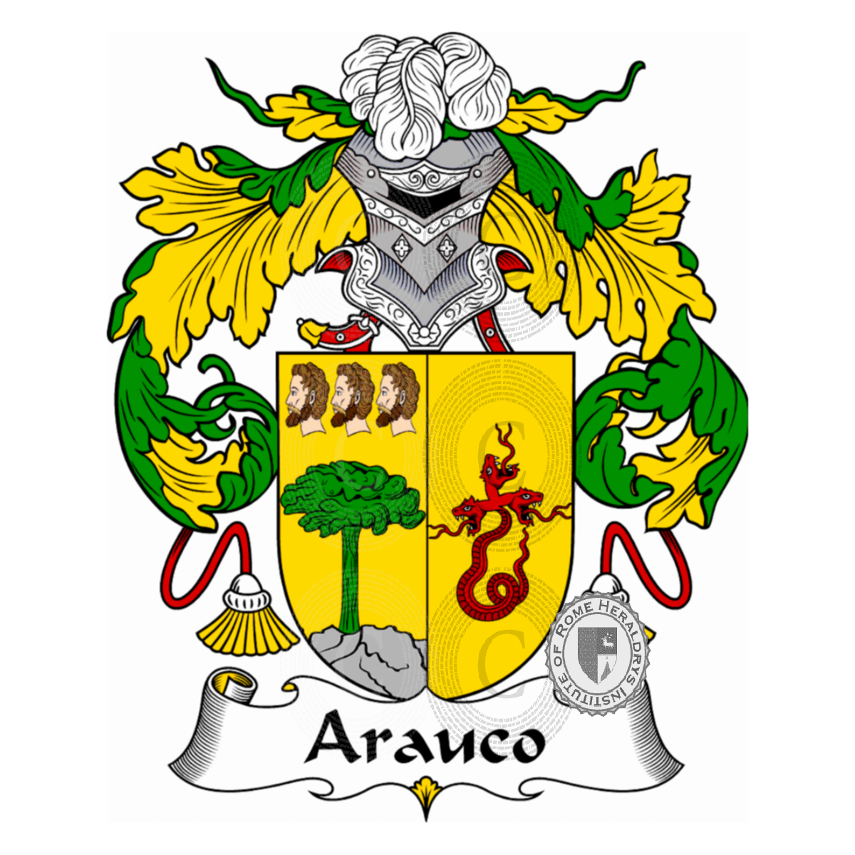 Coat of arms of familyArauco
