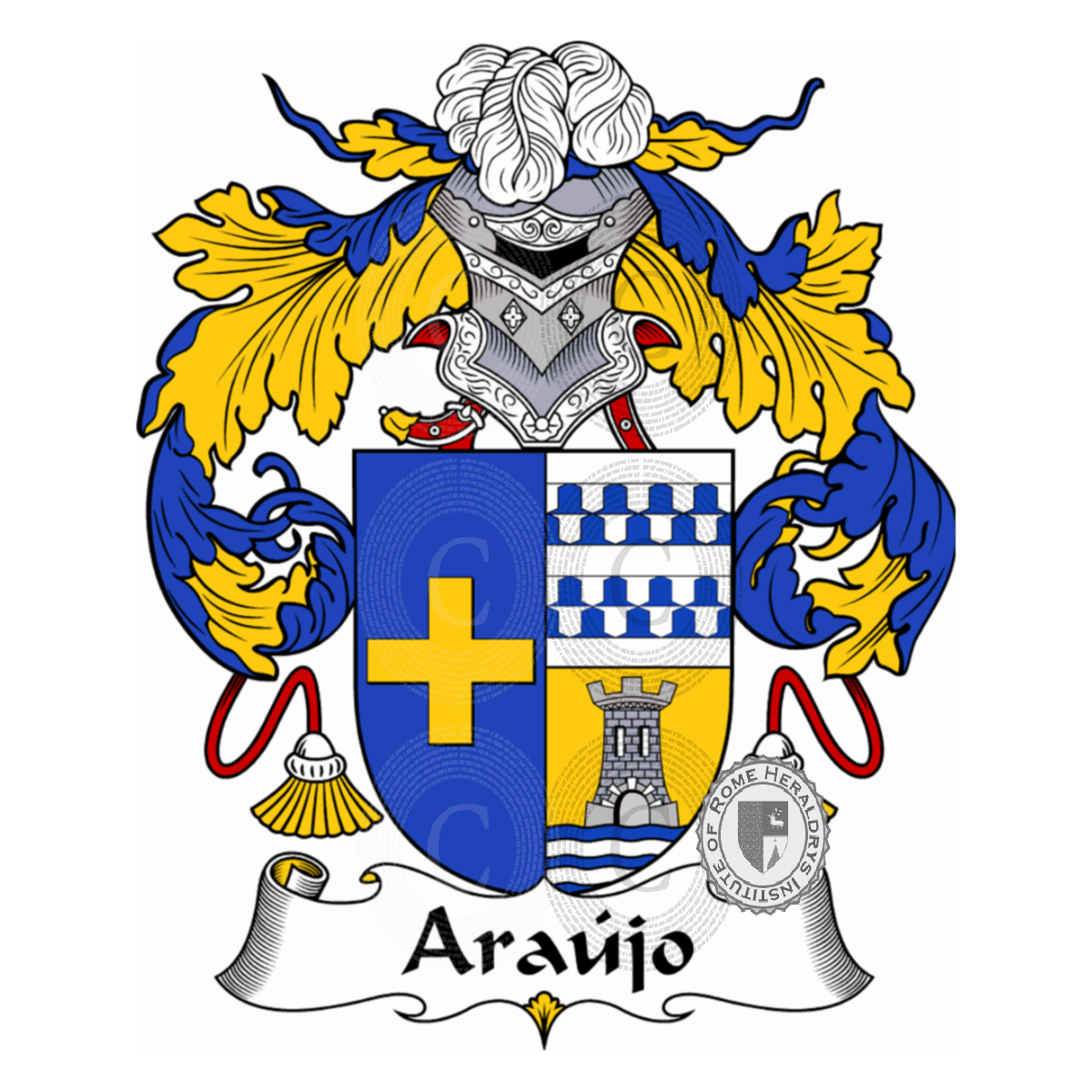 Escudo de la familiaAraújo, de Arajuo
