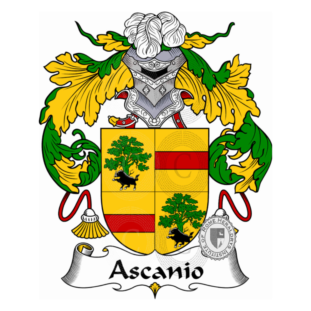 Coat of arms of familyAscanio
