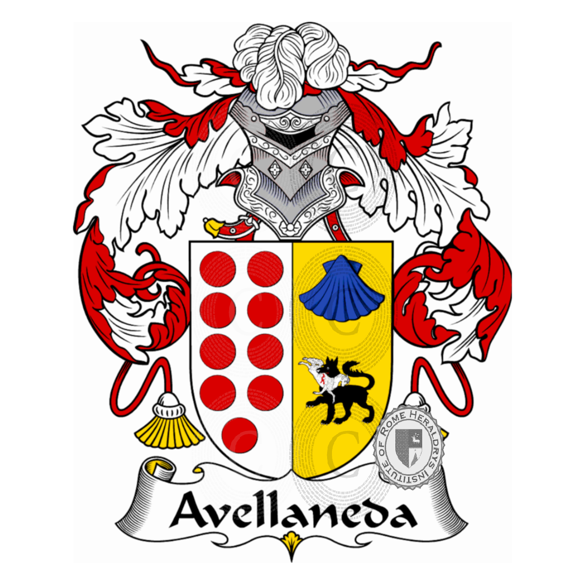 Coat of arms of familyAvellaneda