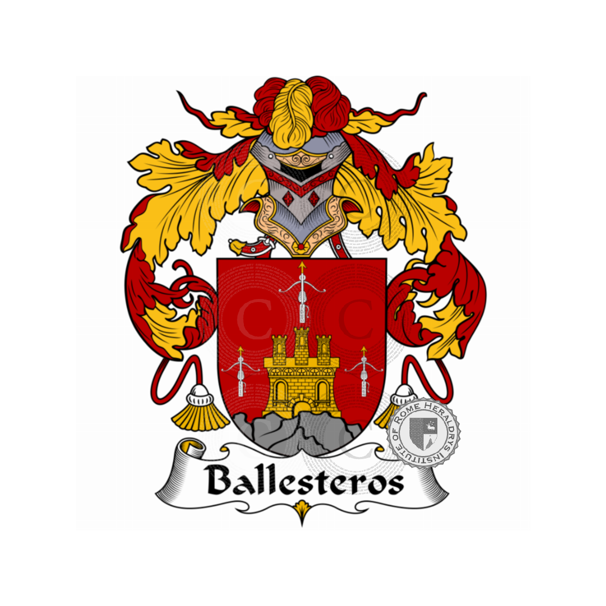 Coat of arms of familyBallesteros, Ballestero