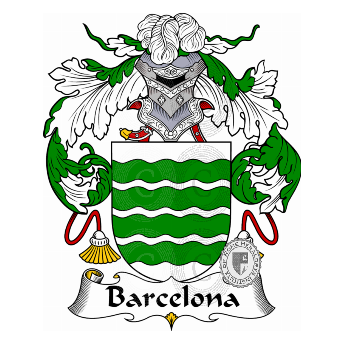 Coat of arms of familyBarcelona, Barcellona