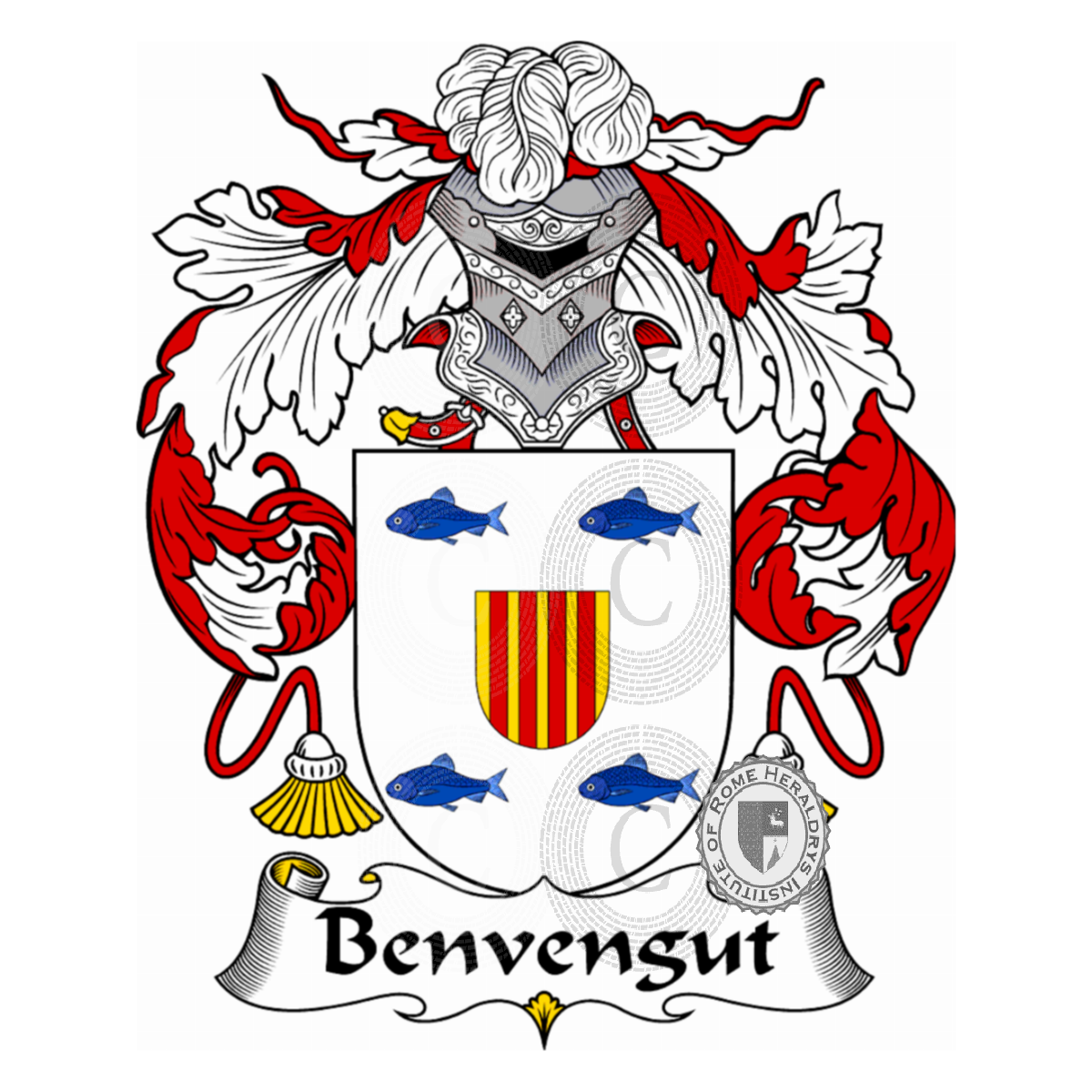 Coat of arms of familyBenvengut