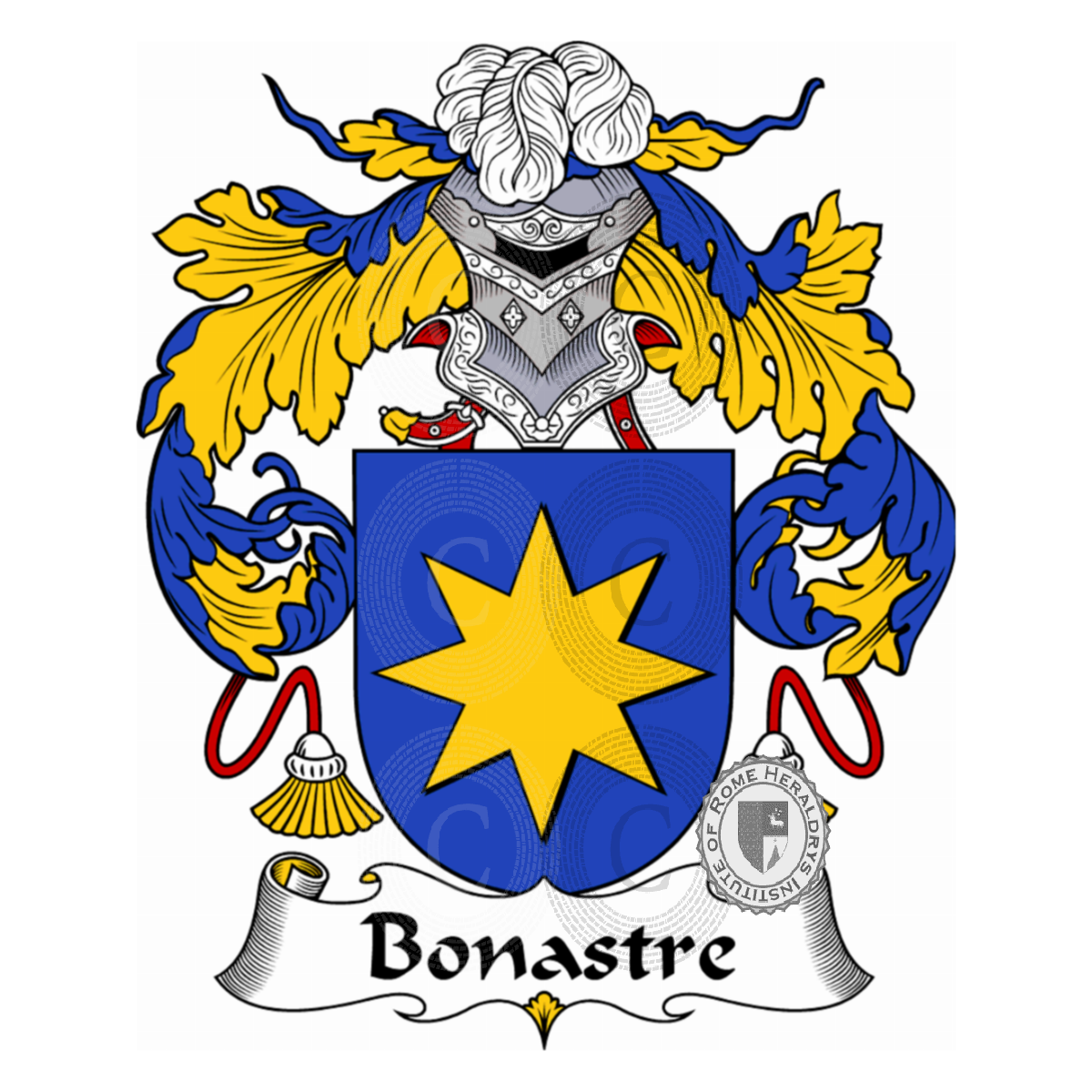 Coat of arms of familyBonastre