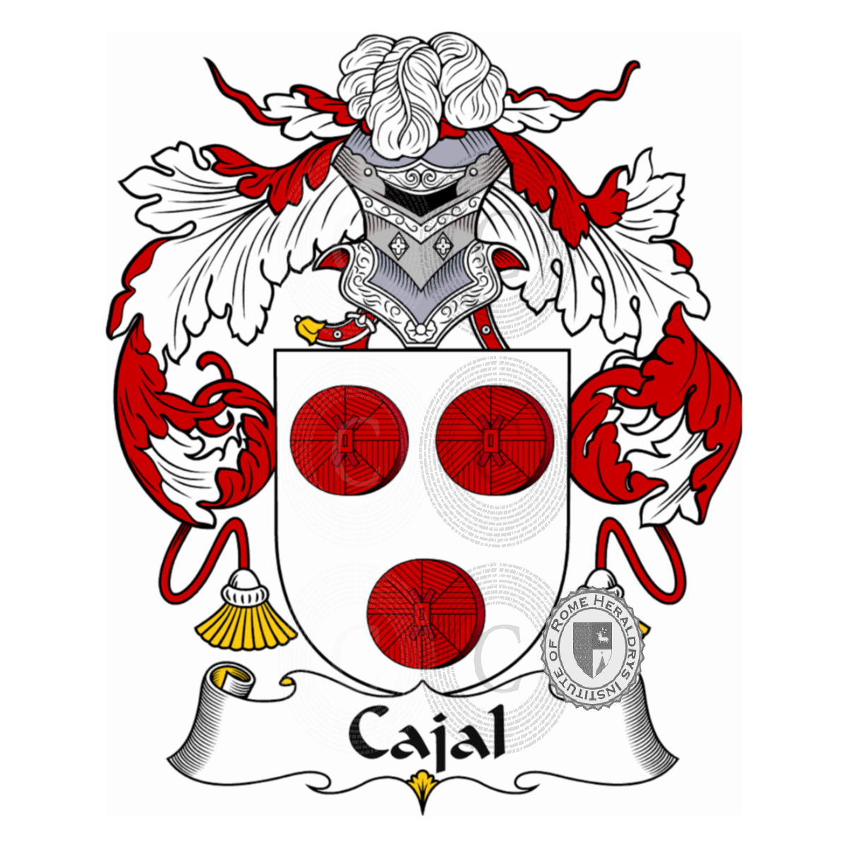 Coat of arms of familyCajal