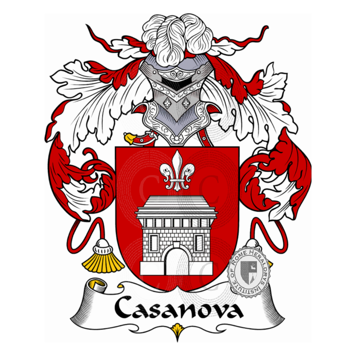 Escudo de la familiaCasanova