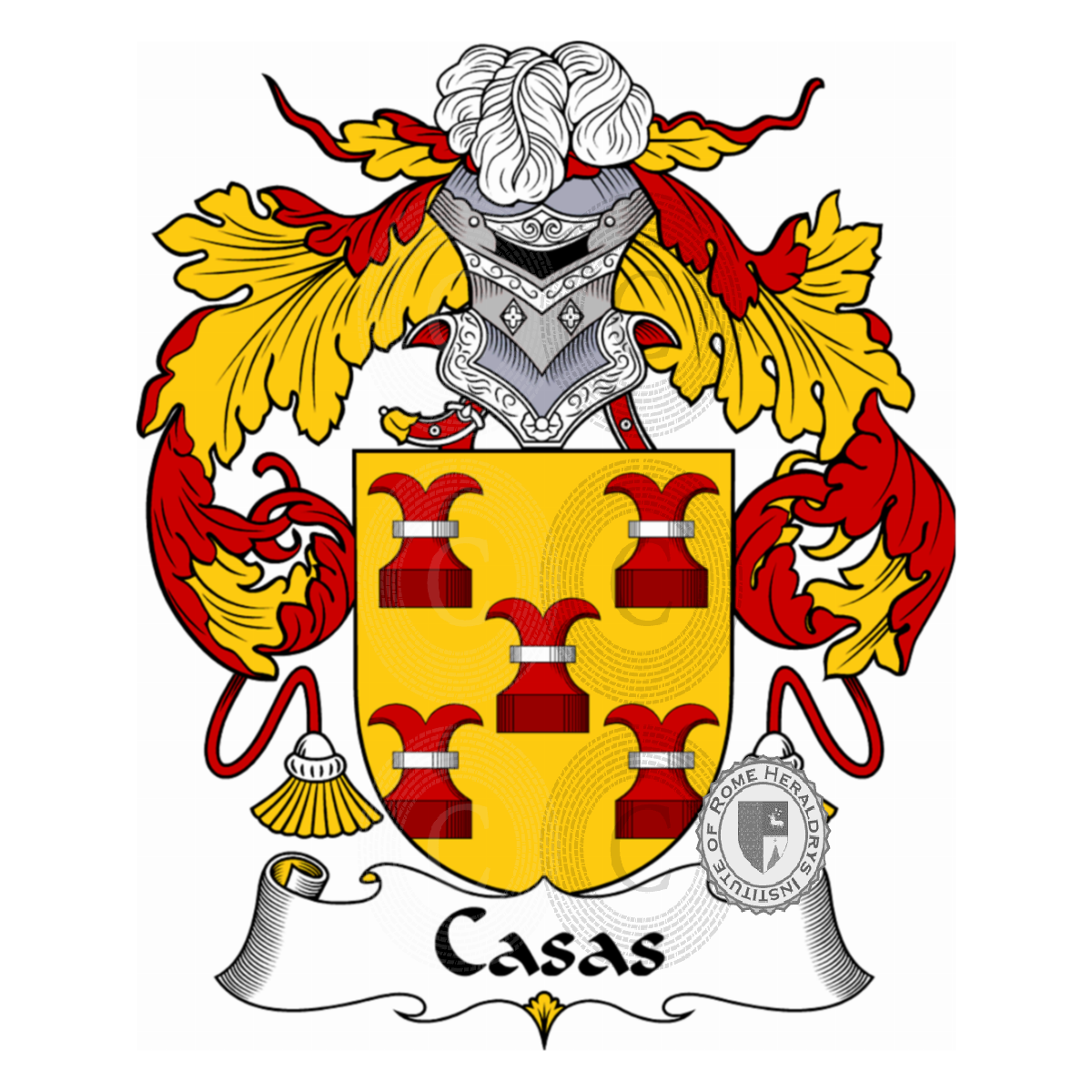 Coat of arms of familyCasas