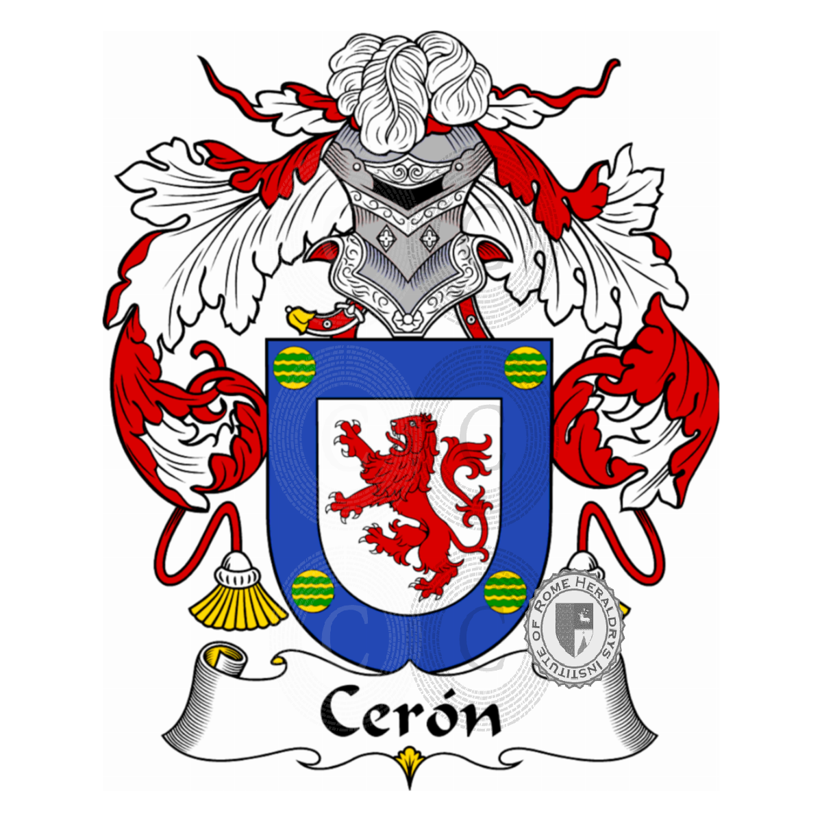 Escudo de la familiaCerón, Seron