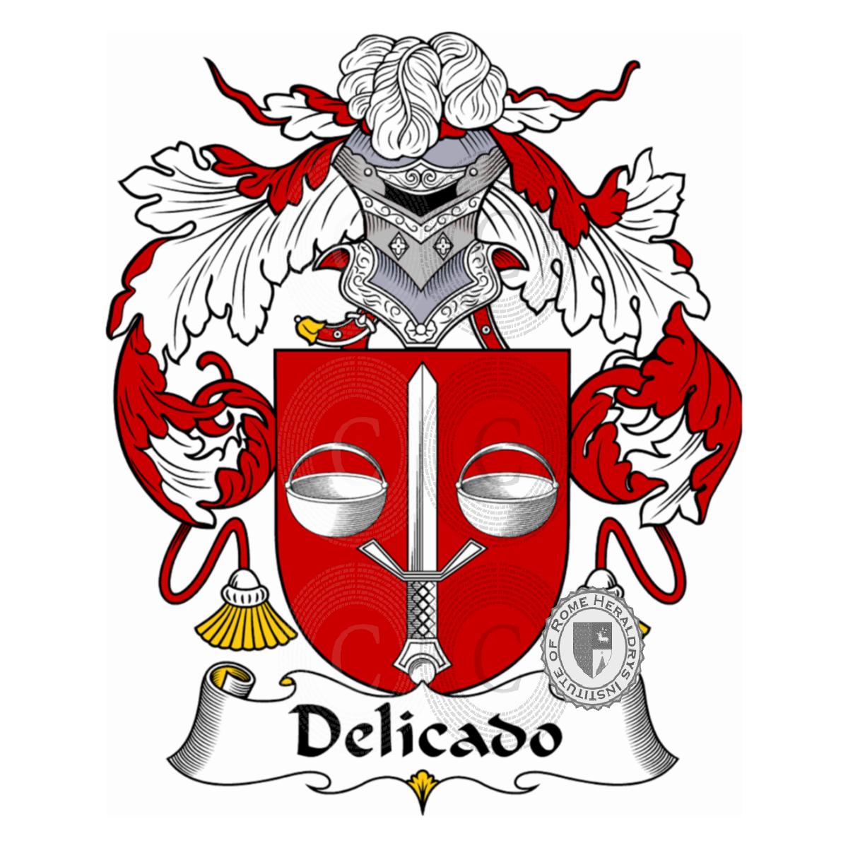 Coat of arms of familyDelicado