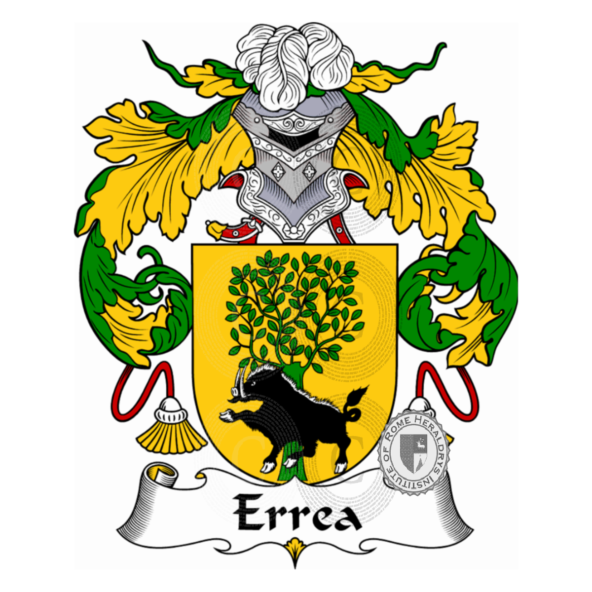 Coat of arms of familyErrea
