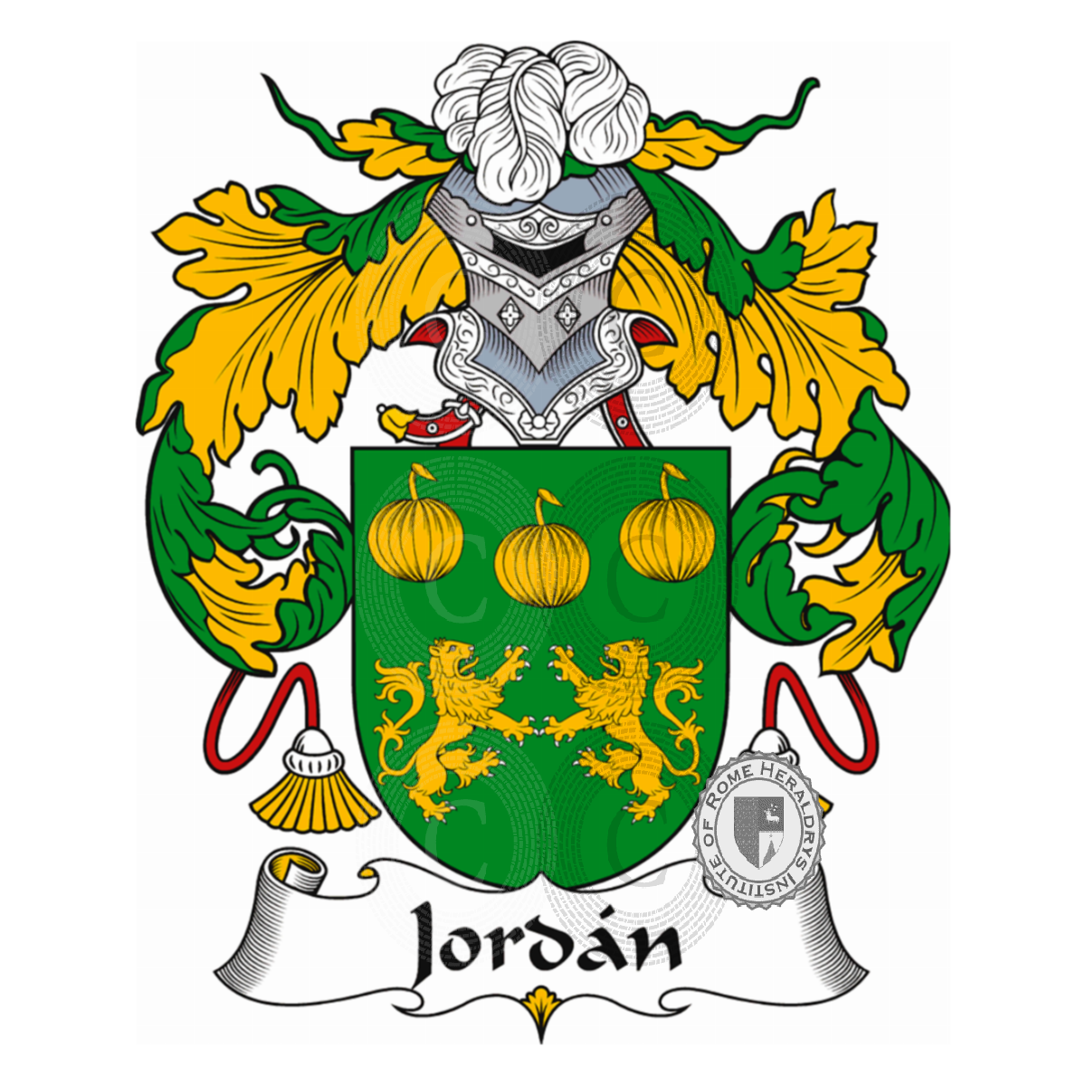 Escudo de la familiaJordán