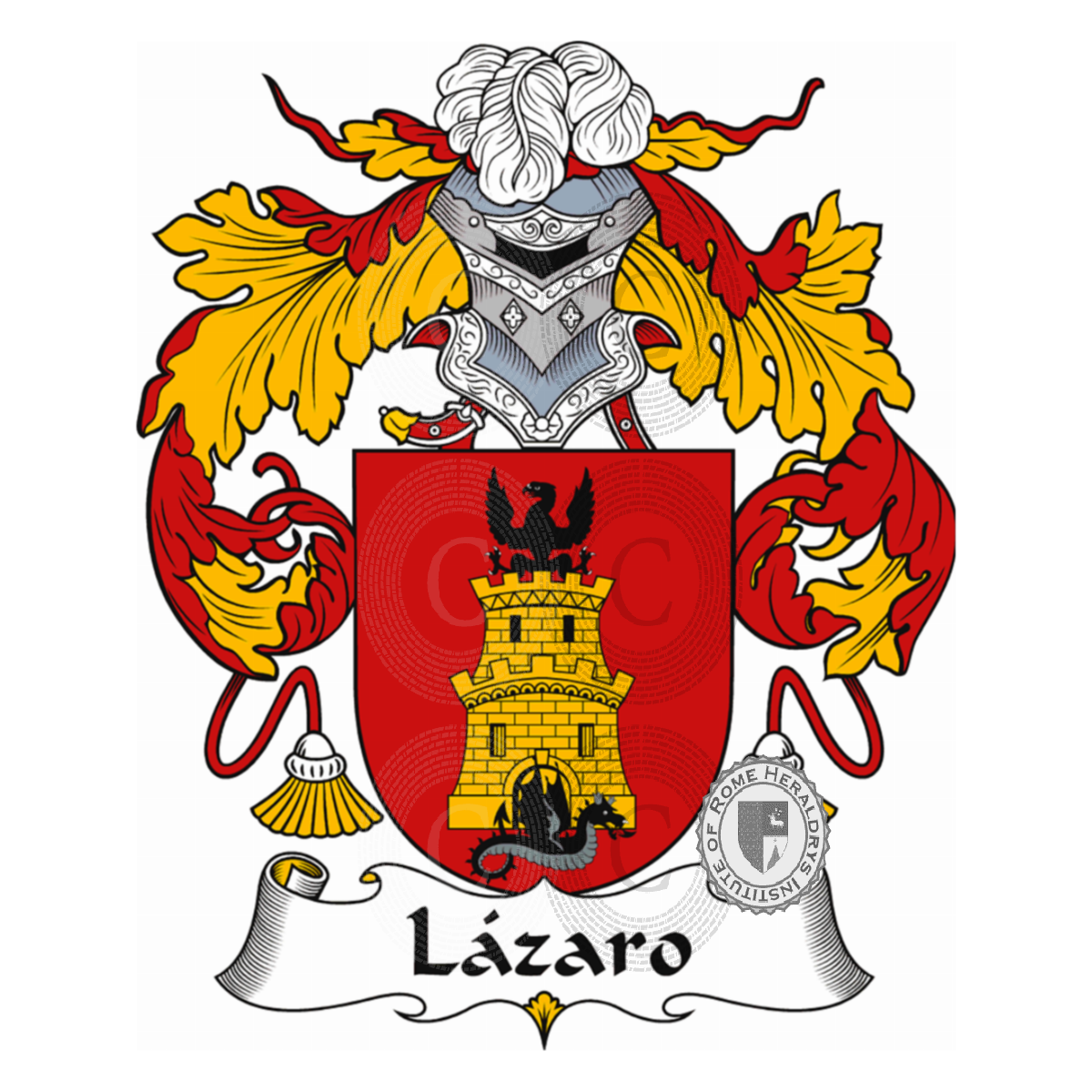 Coat of arms of familyLázaro, san Làzaro