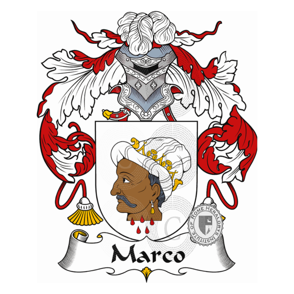 Coat of arms of familyMarcó